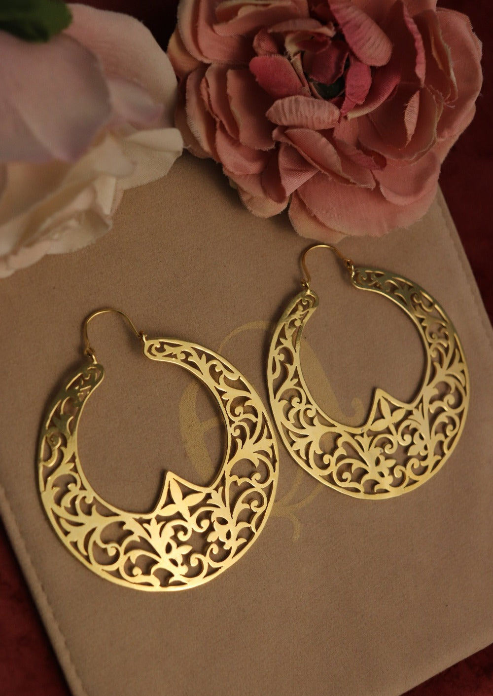 Adi Shakti Hoop Earrings