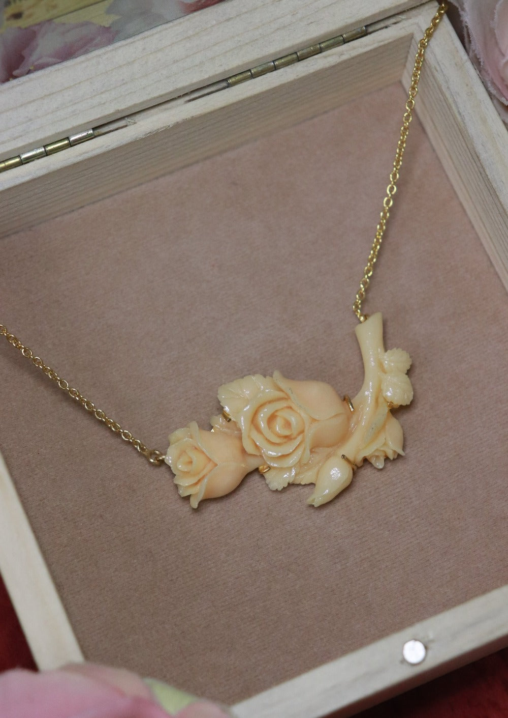 Stop and smell the Roses Necklace