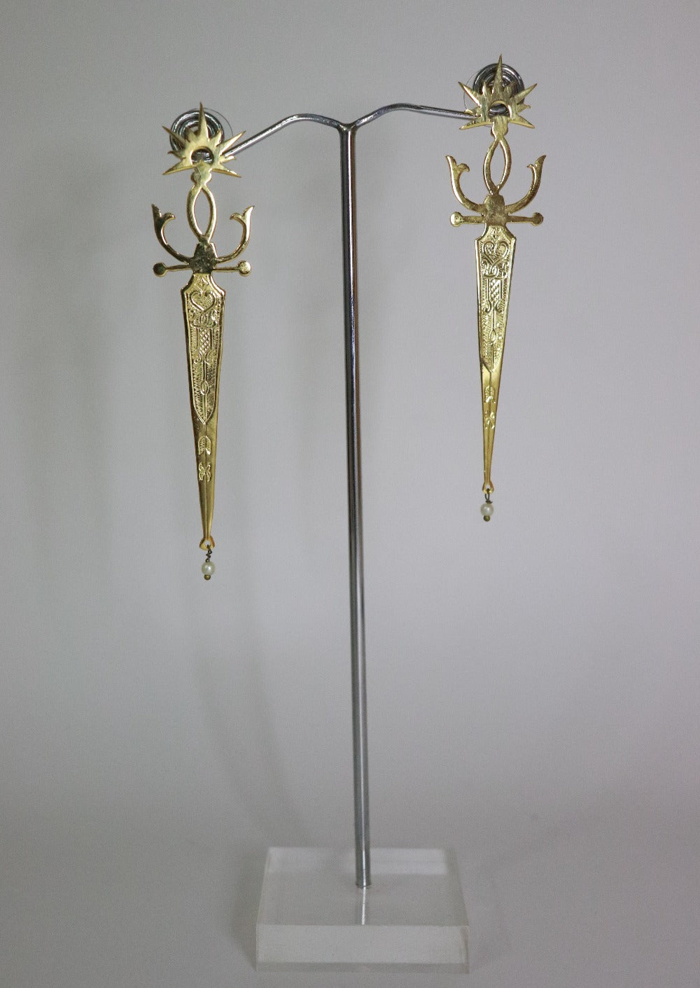 Sun Sword Earrings - Big