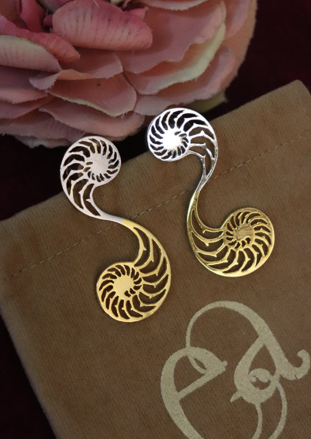 Nautilus Earrings-Small