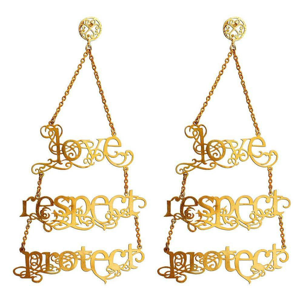 Love Respect Protect Earrings