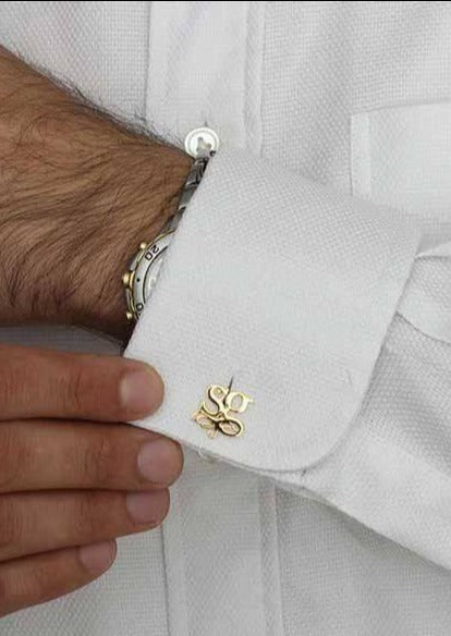 Monogram Cufflinks - English