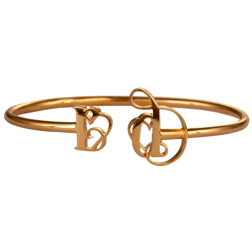 Monogram Bangle