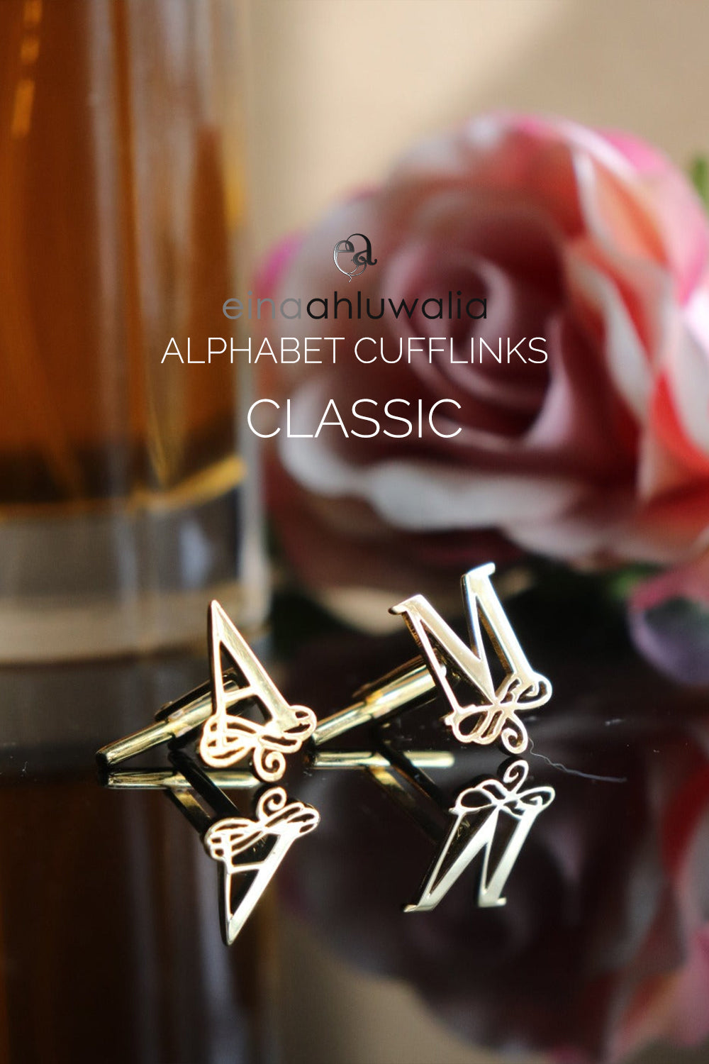 Alphabet Cufflinks - English