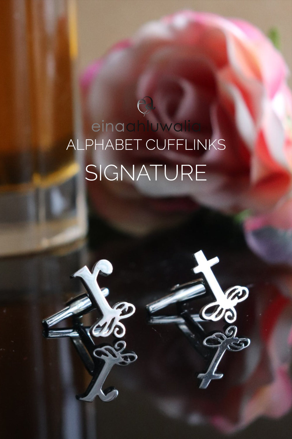 Alphabet Cufflinks - English