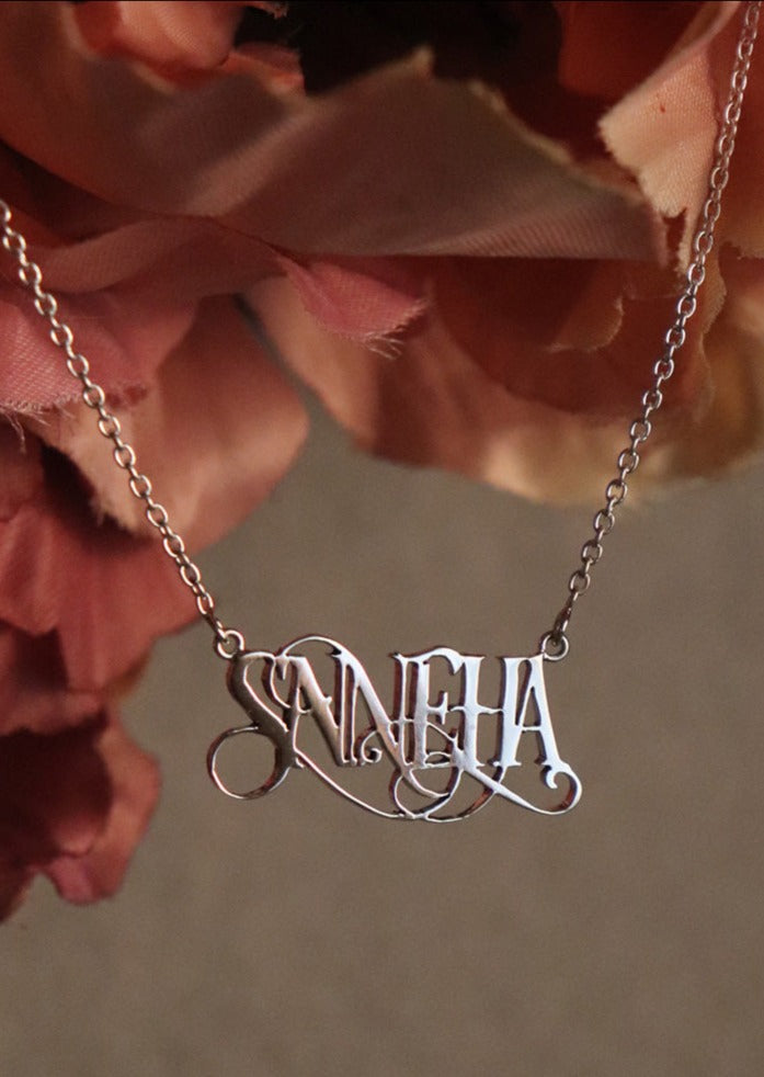 Name Necklace - English