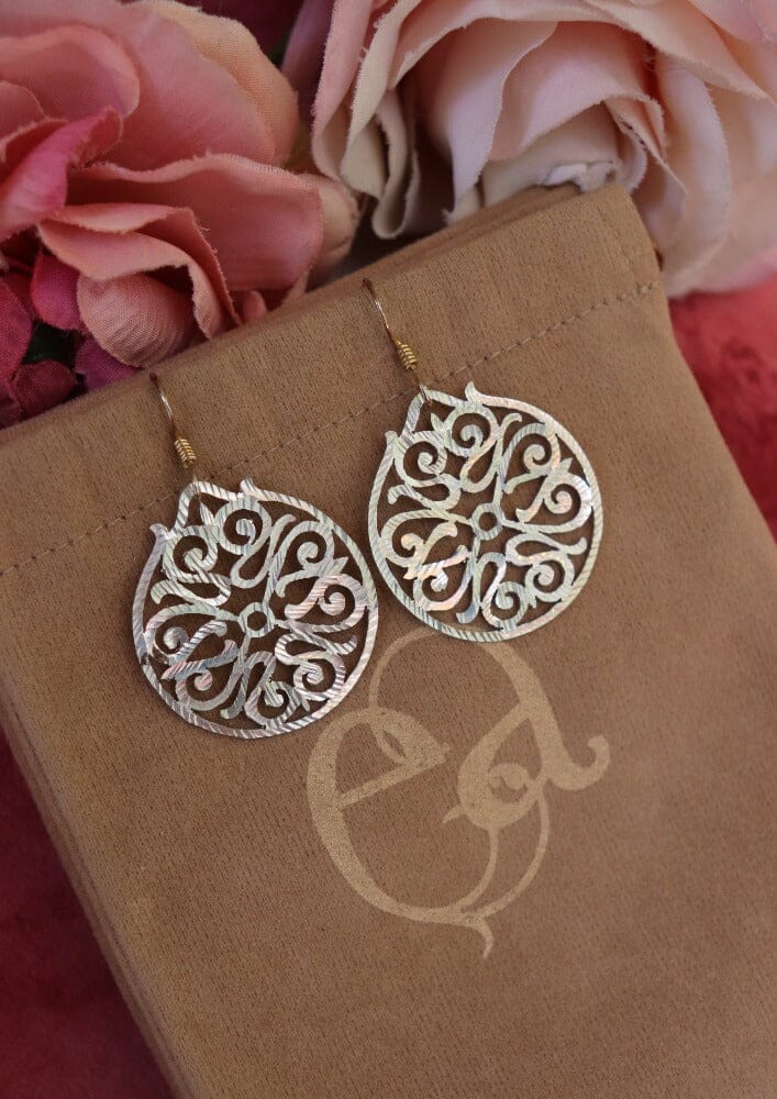 Byzantine Circle Earrings