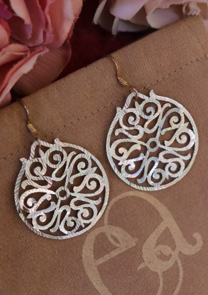 Byzantine Circle Earrings