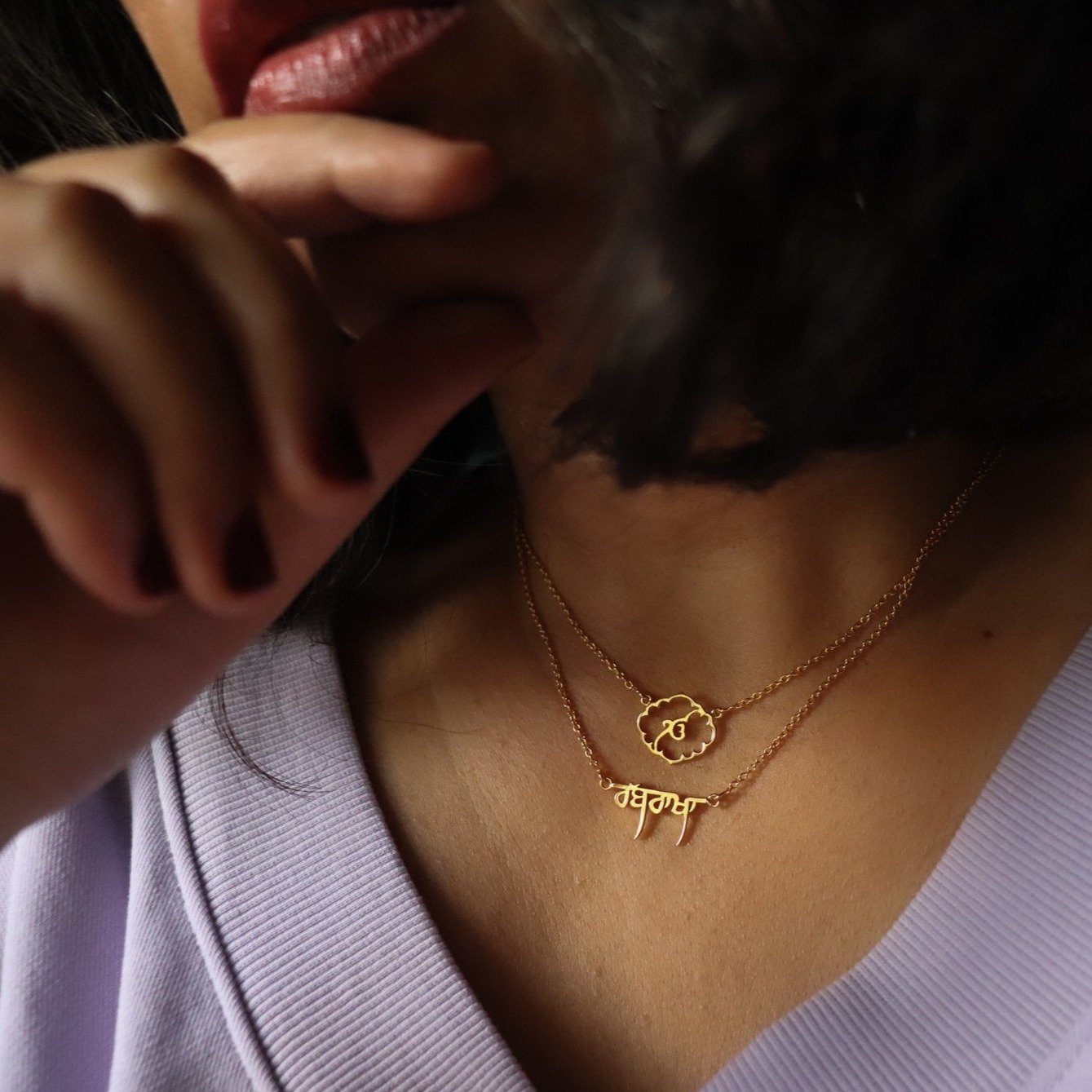 Mini Ik Onkar Necklace