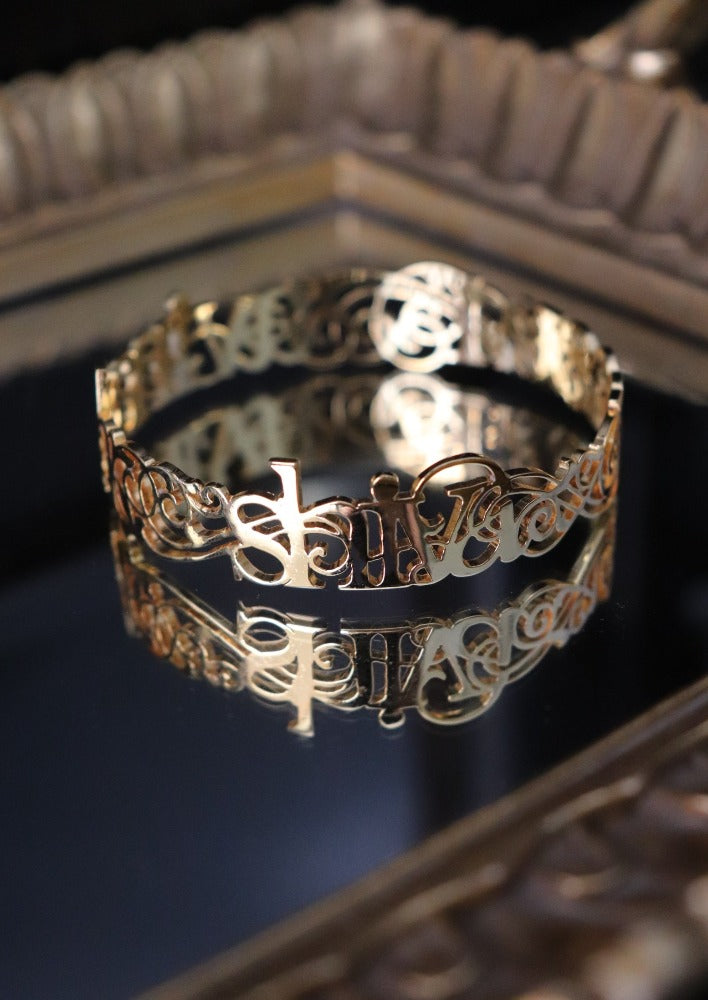 Custom Fretwork Bangle