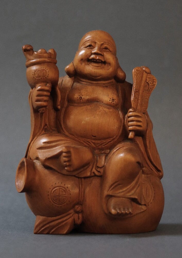 Old Soul Laughing Buddha I