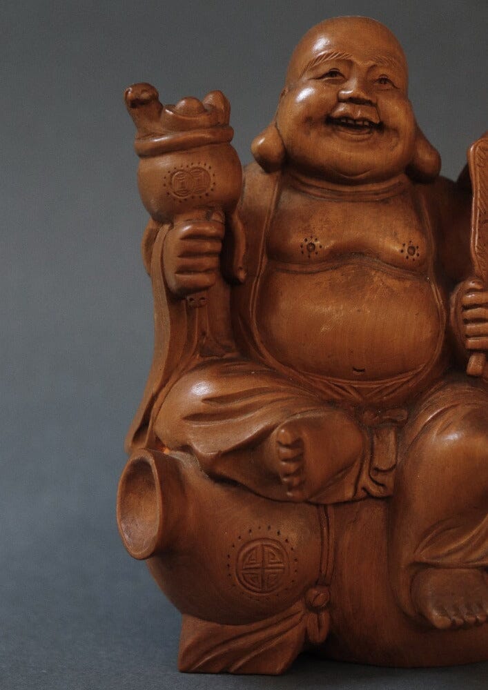 Old Soul Laughing Buddha I