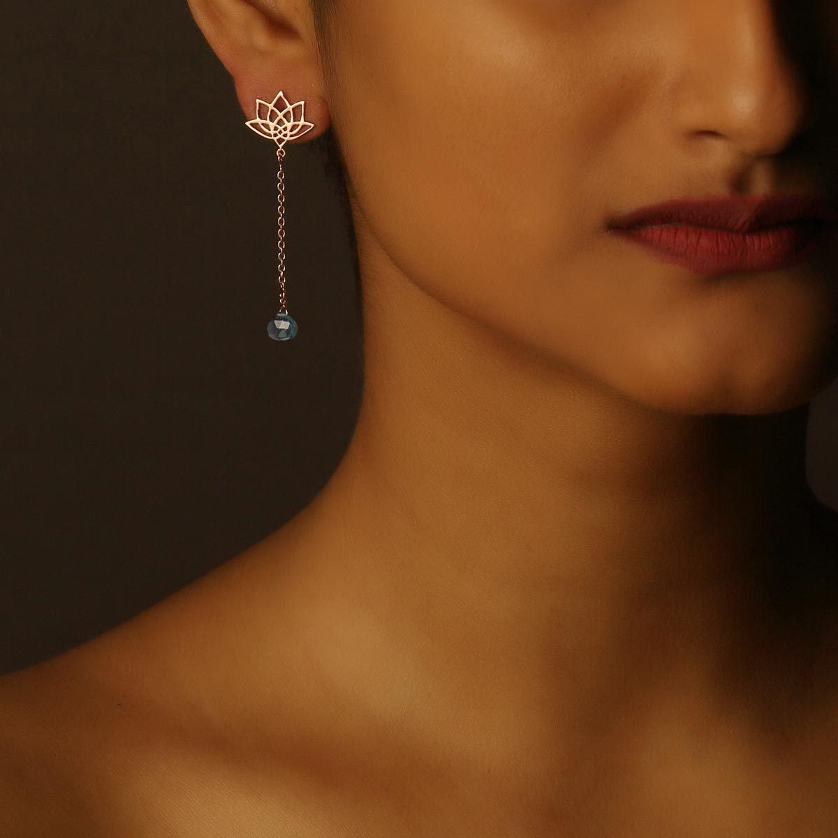 Enlight Drop Earrings - London Blue Topaz