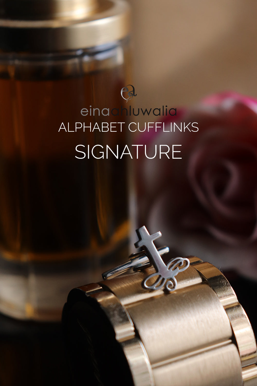 Alphabet Cufflinks - English