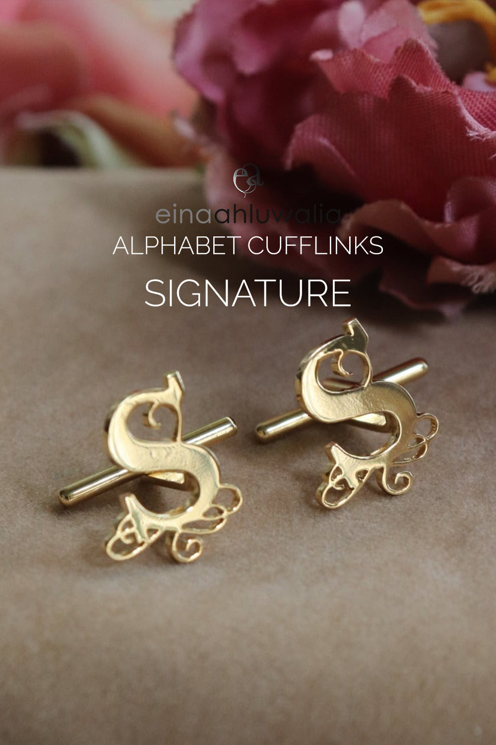 Alphabet Cufflinks - English