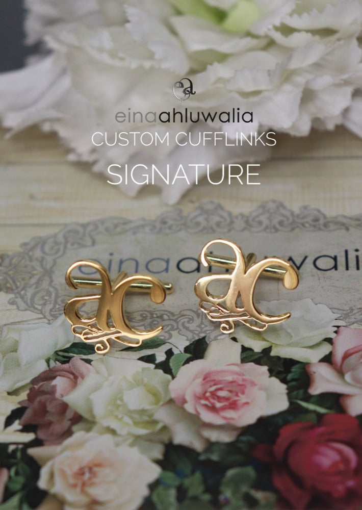 Monogram Cufflinks - English