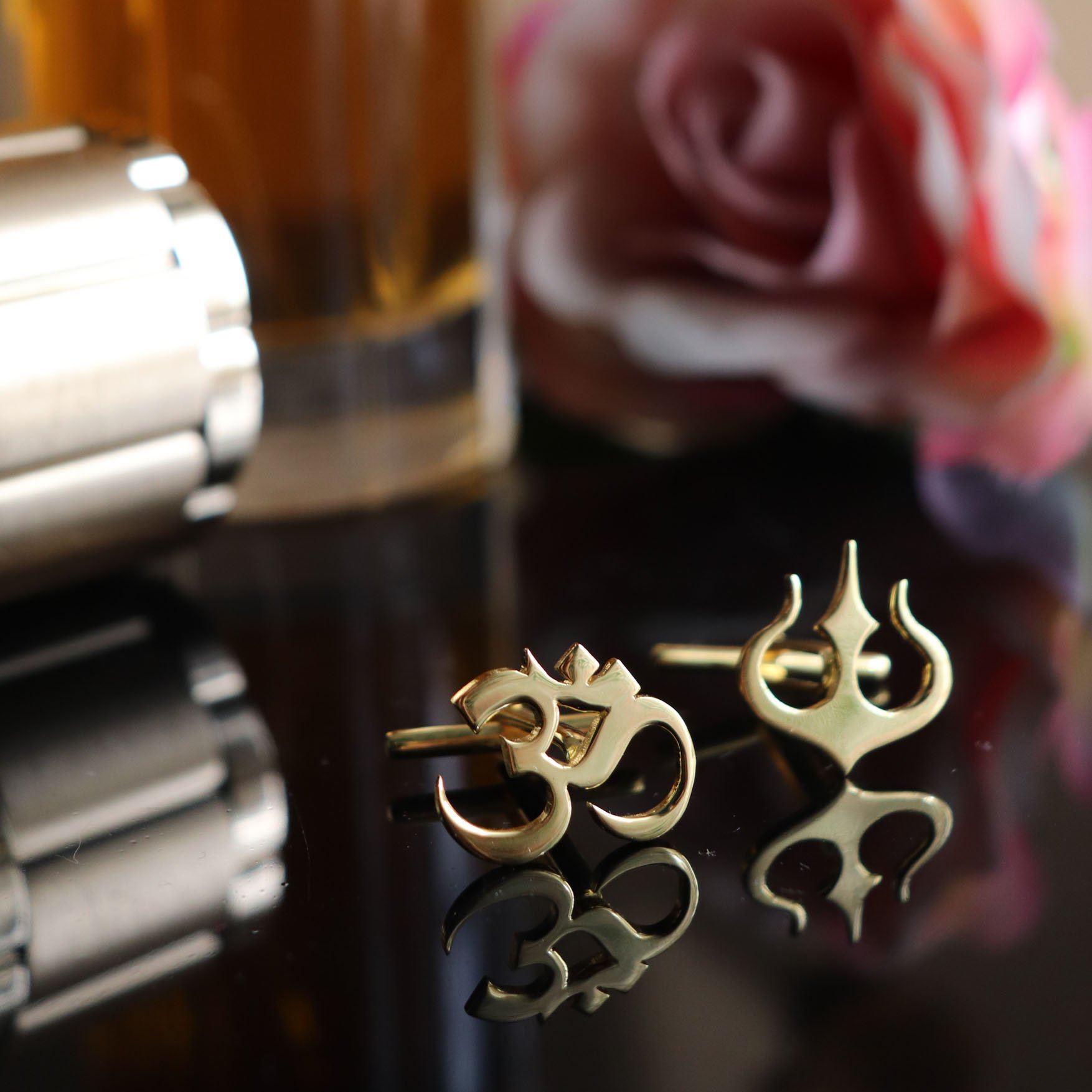 Trishul & Om Cufflinks