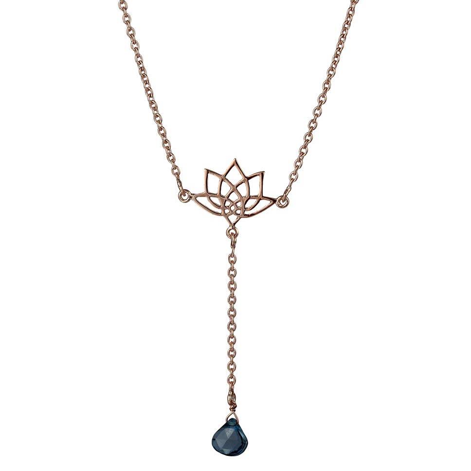 Enlight Lariat Necklace - London Blue Topaz