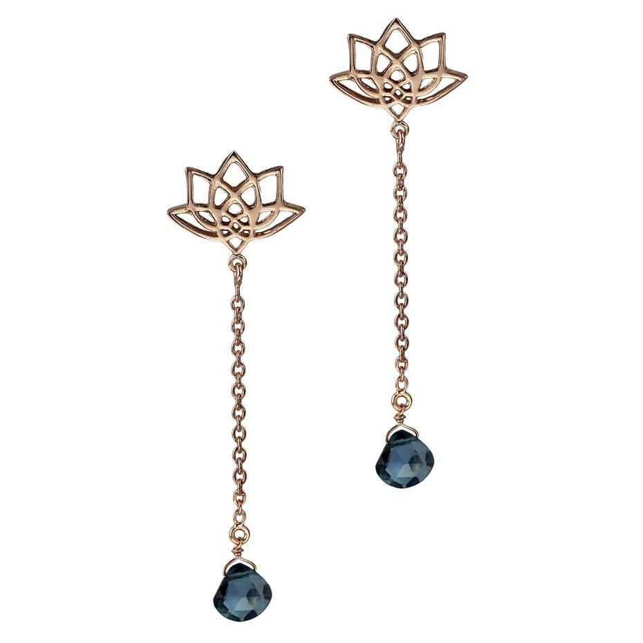 Enlight Drop Earrings - London Blue Topaz