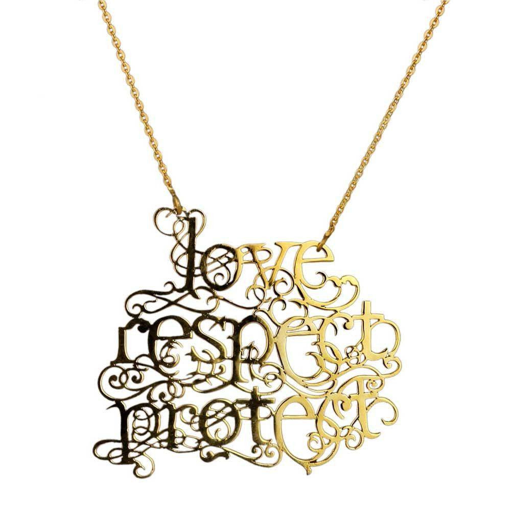 Love Respect Protect Necklace