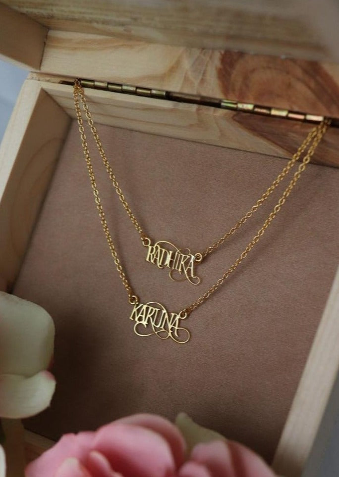 Mini Name Necklace - English