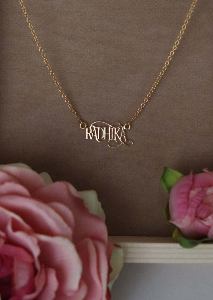 Mini Name Necklace - English