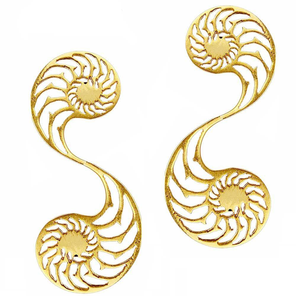 Nautilus Earrings - Large