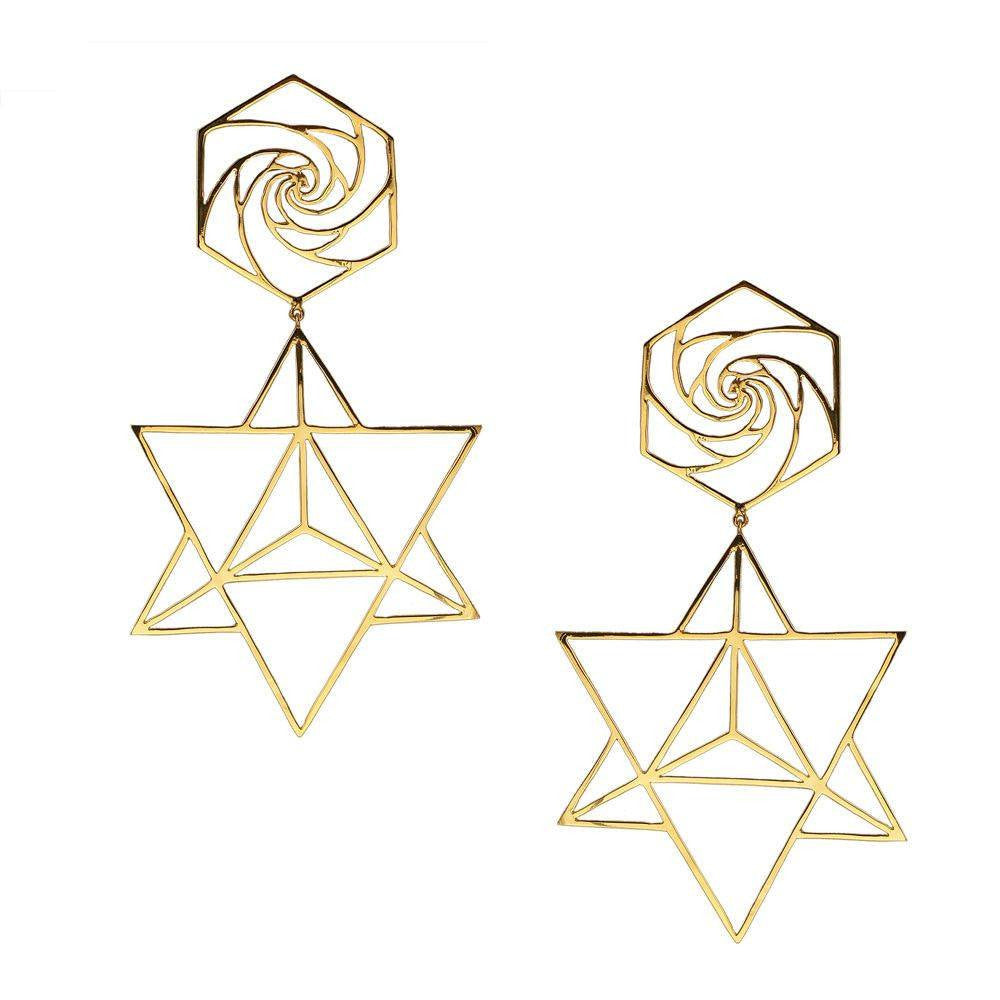 Sacred Geometry Double Earrings I